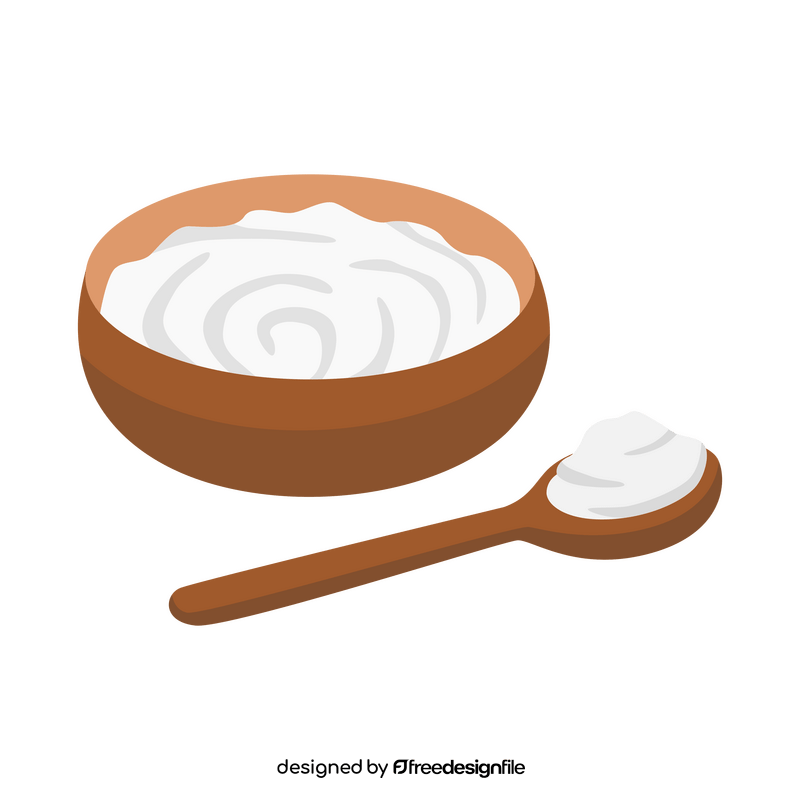 Bulgarian yogurt clipart