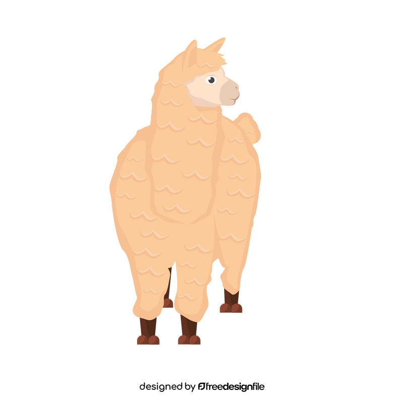 Alpaca Chile clipart