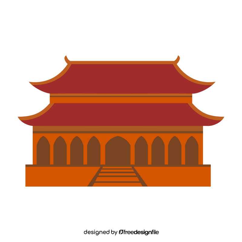 Forbidden city clipart