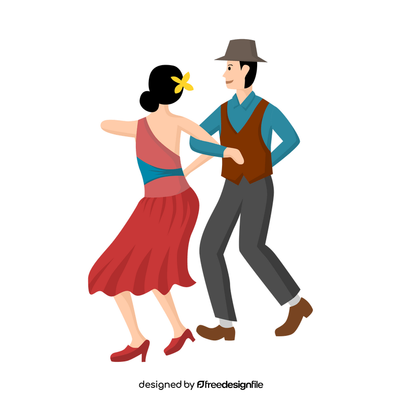 Salsa dance clipart