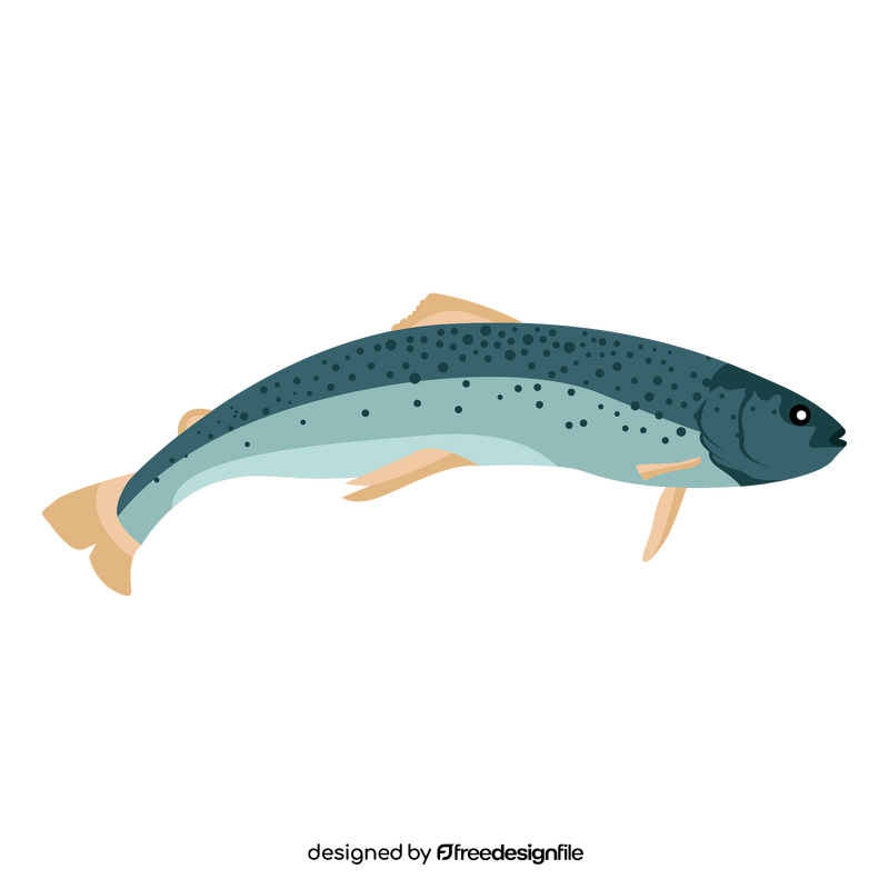 Trout fish clipart