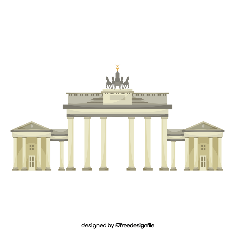 Brandenburg Gate clipart