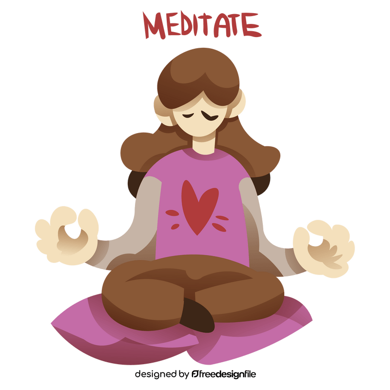 Isolation routine meditate clipart
