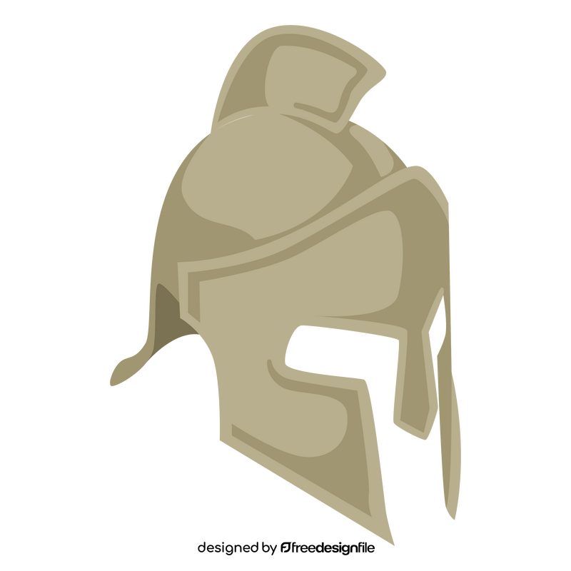 Spartan helmet clipart