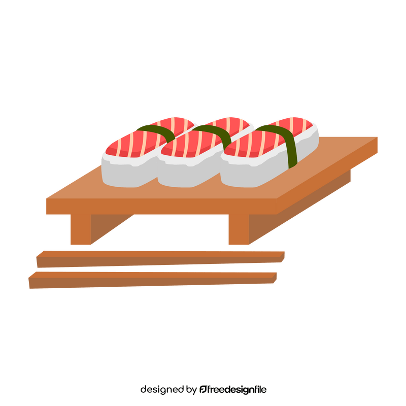 Japanese sushi clipart