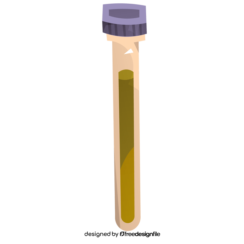 Covid test tube clipart