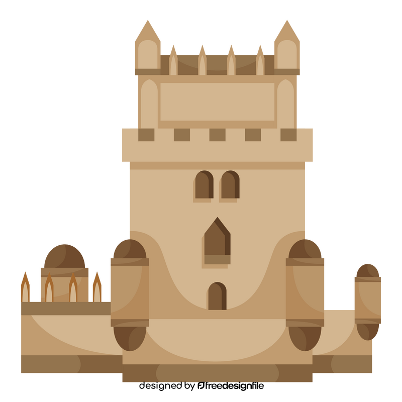 Belem Tower clipart