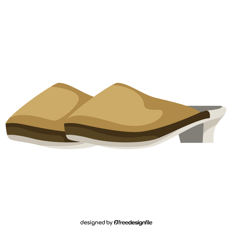 Portuguese clogs clipart