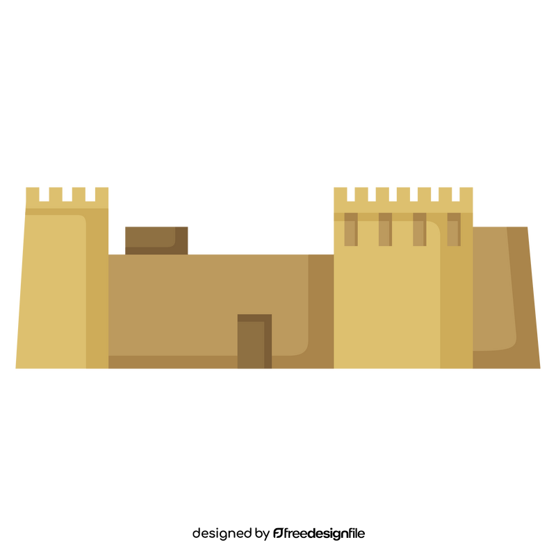 Al Zubara Fort clipart