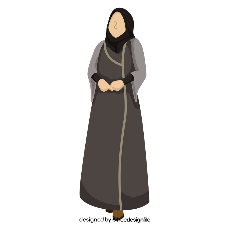 Qatar national dress clipart