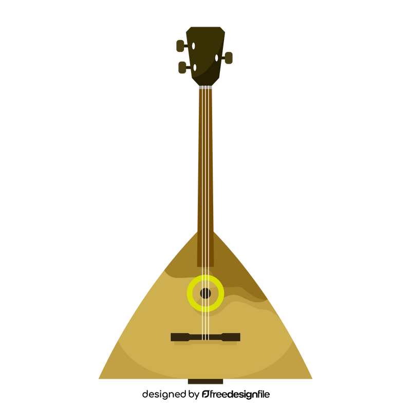 Russian balalaika clipart