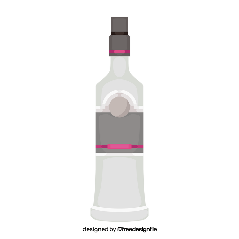 Russian vodka clipart