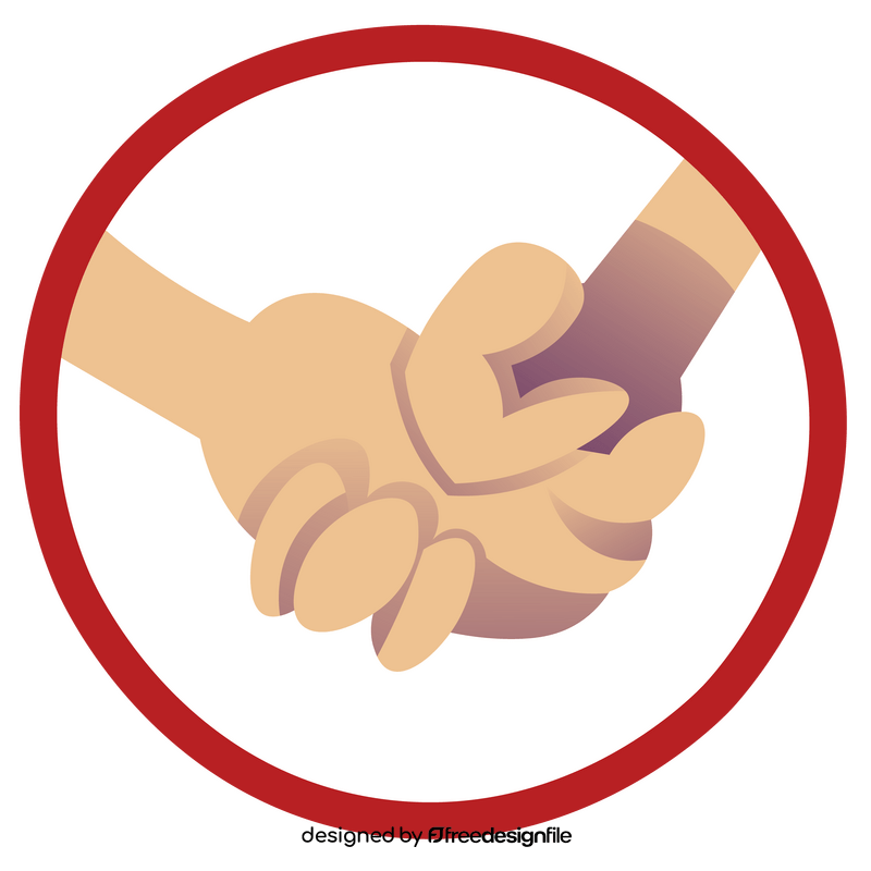 Avoiding handshake clipart