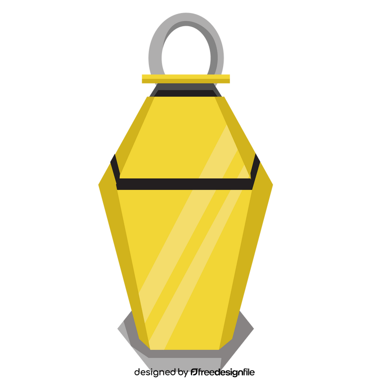 Traditional arabic lamp clipart