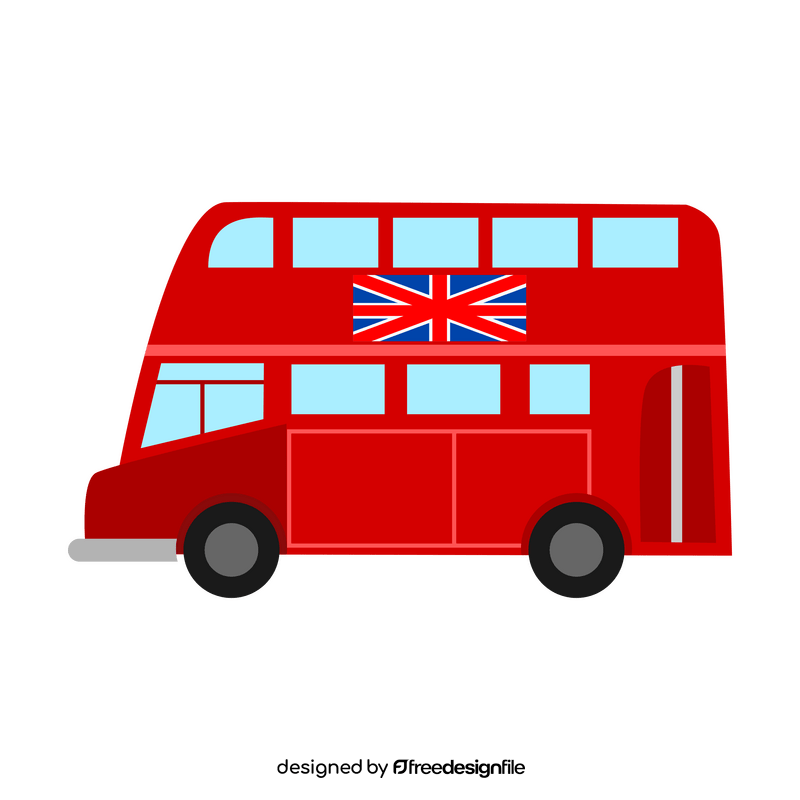 Double decker bus clipart