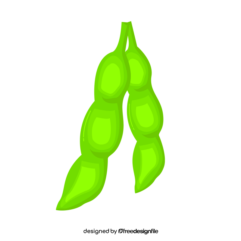 Green bean clipart