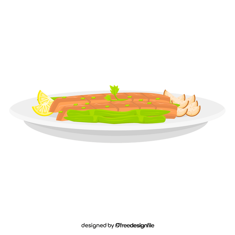 Healthy meal clipart