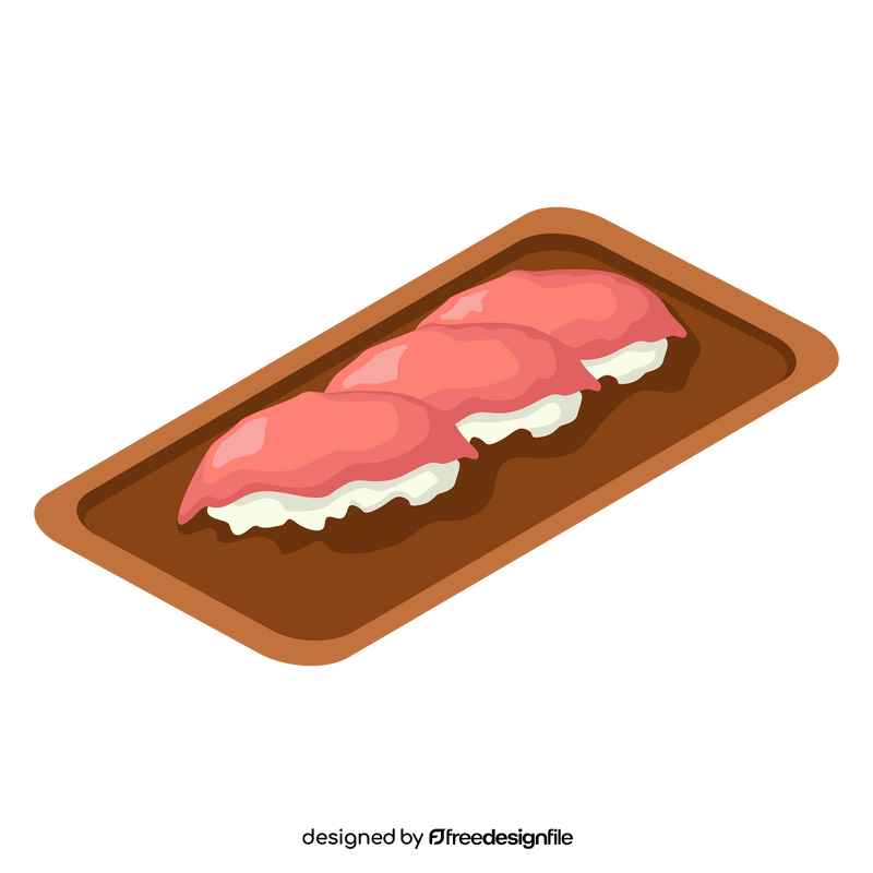 Healthy Food Nigiri sushi clipart