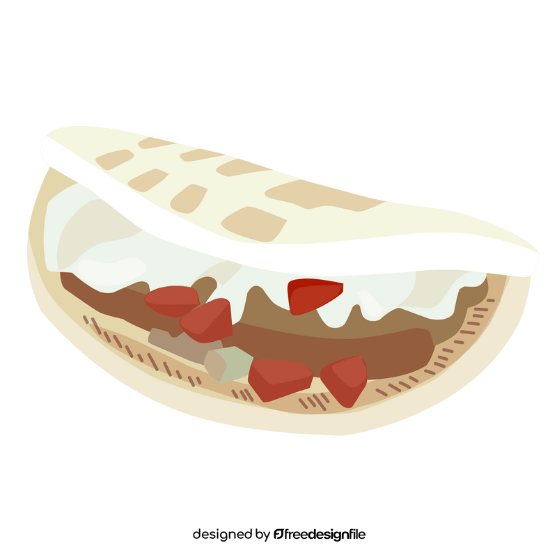 Greek gyro clipart