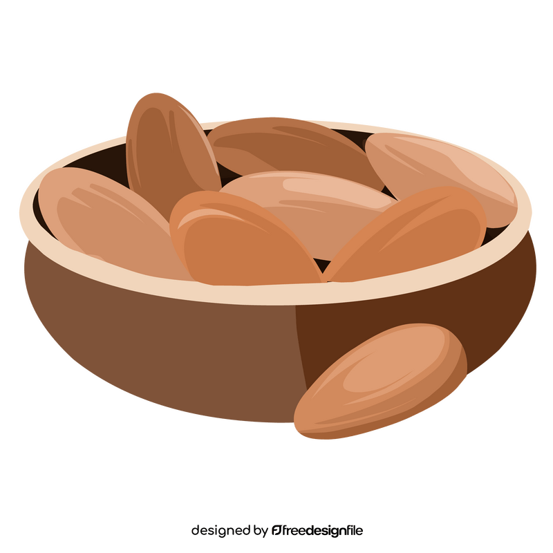 Almonds clipart