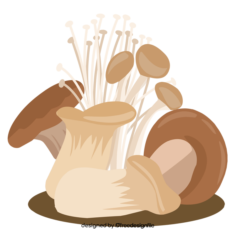 Mushrooms clipart