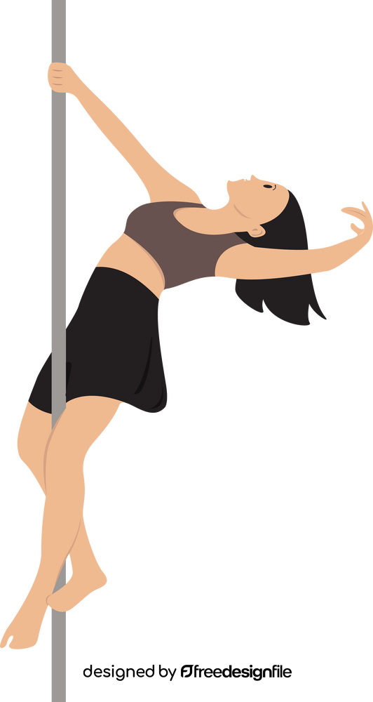 Pole dance clipart