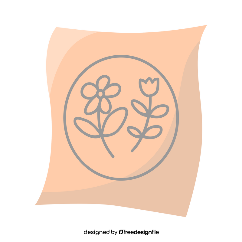 Embroidery pattern clipart