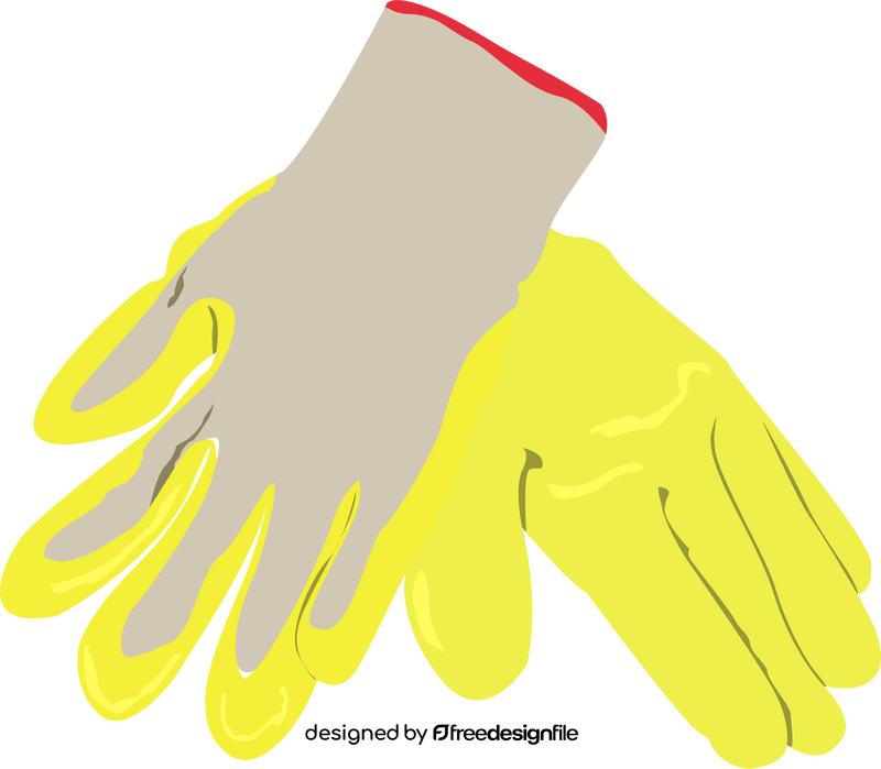 Garden gloves clipart