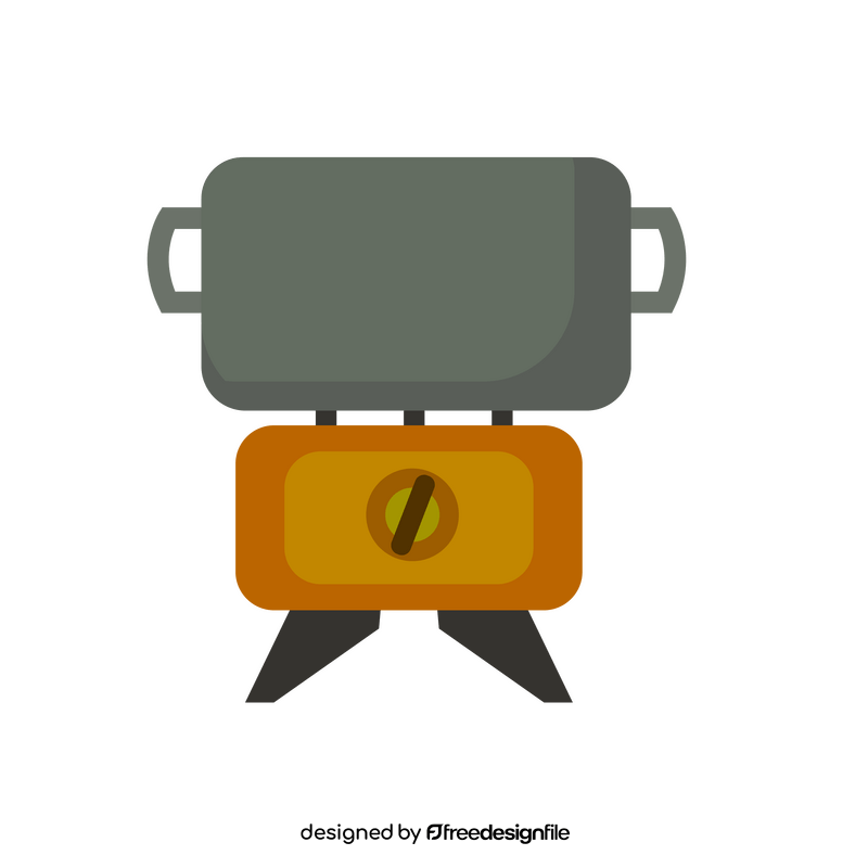 Hiking stove clipart