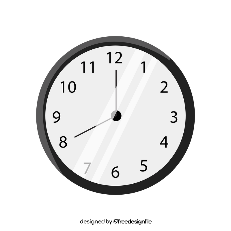 Wall clock clipart