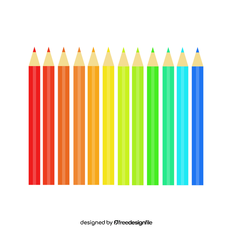 Colour pencil clipart