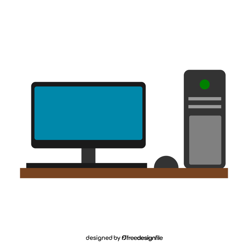 Personal computer clipart