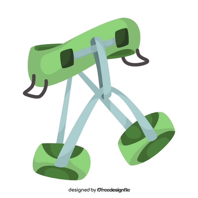 Climbing harness clipart