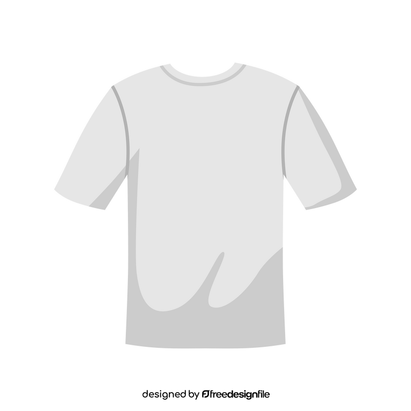 White t shirt clipart