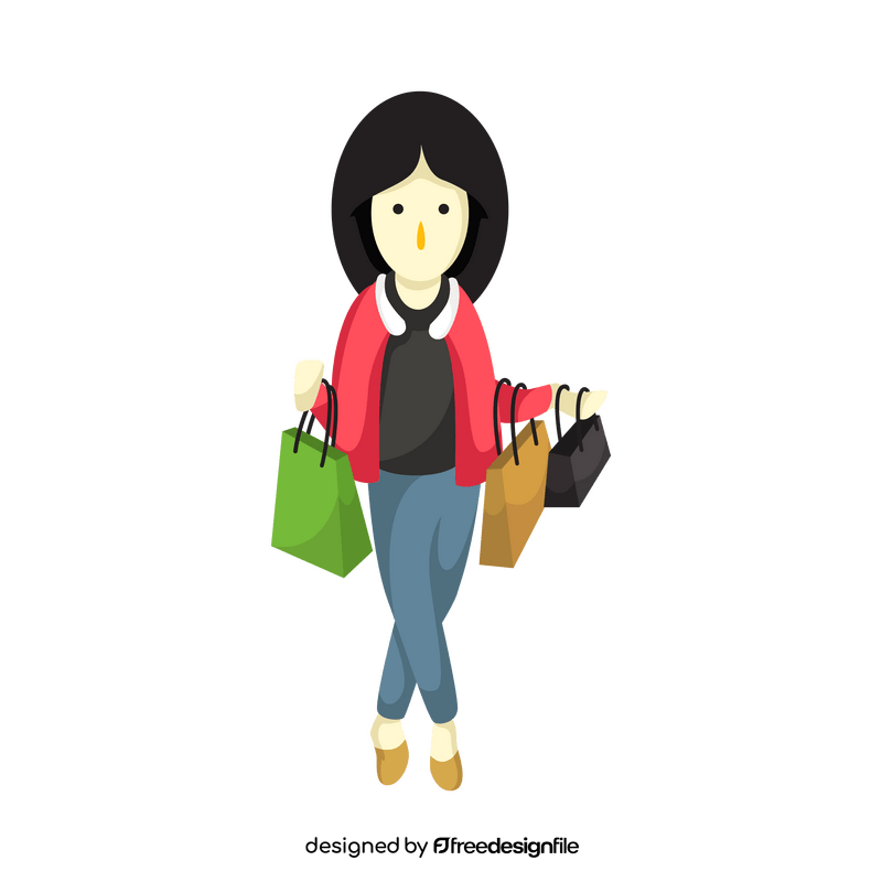 Shopaholic clipart