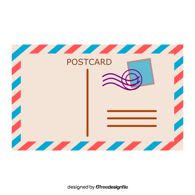 Postcard clipart