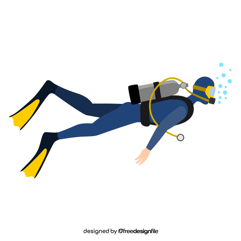 Diver clipart