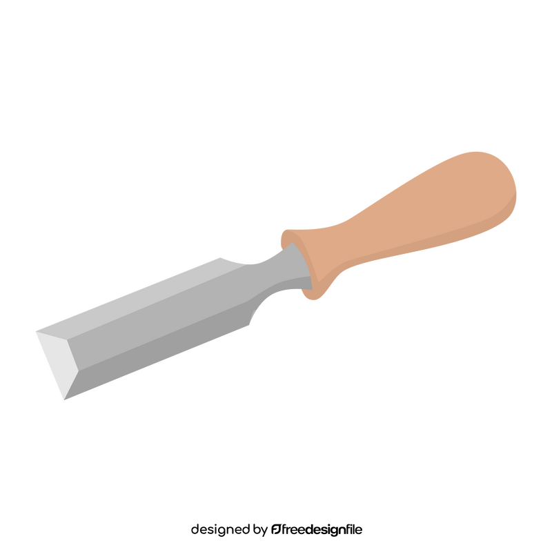 Wood chisel clipart