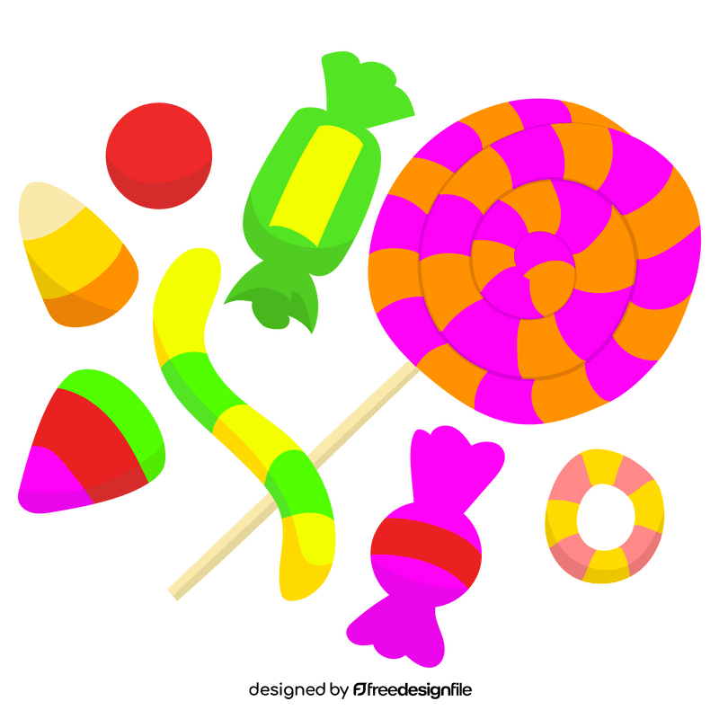 Halloween candy clipart