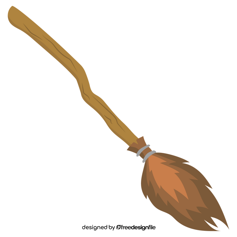 Witch broom clipart