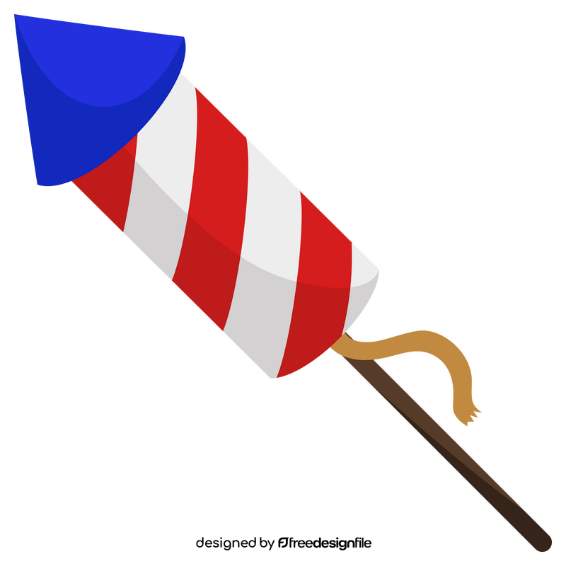 Happy independence day fireworks clipart