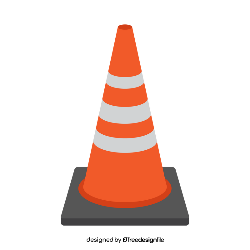 Traffic cone clipart