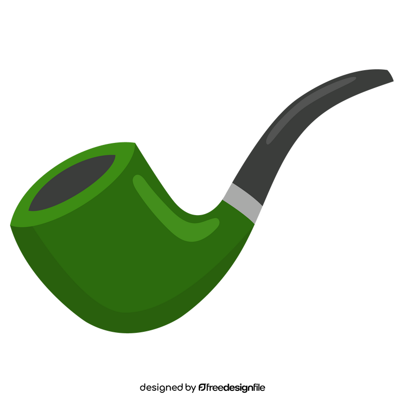 St Patricks Day Leprechauns pipe, tobacco clipart