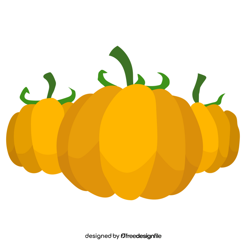 Thanksgiving pumpkins clipart