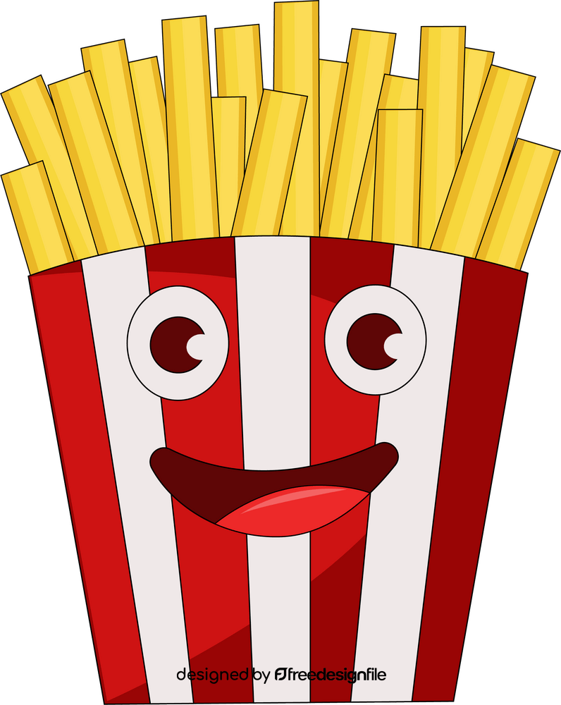 Snacks fries clipart