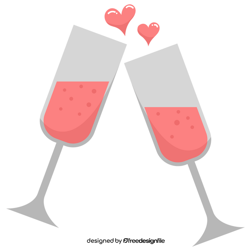 Valentine drink clipart