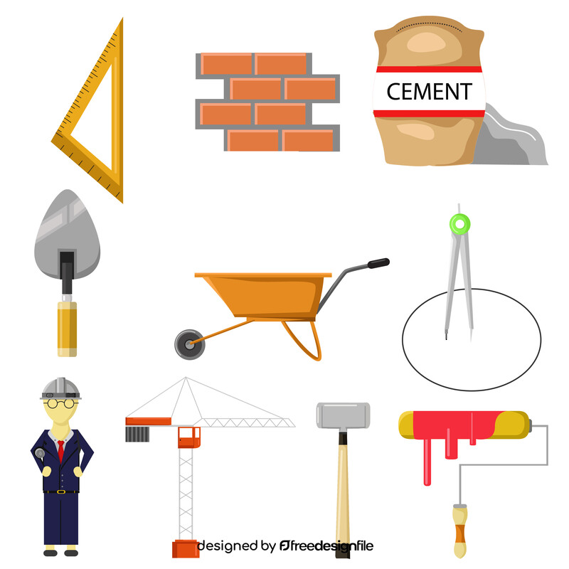 Architect set vector