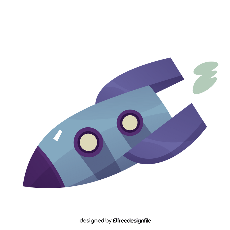 Flying spaceship, spacecraft drawing clipart