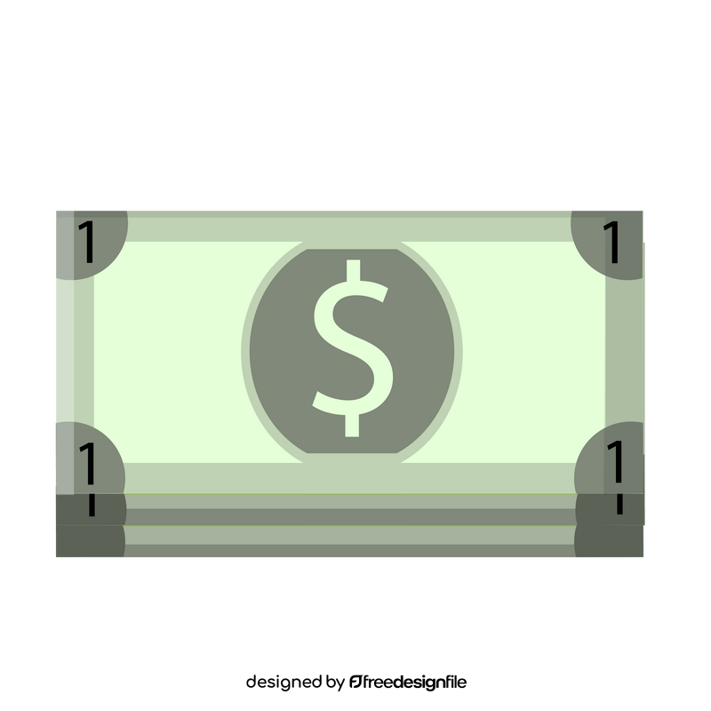 Money, bill, cash clipart