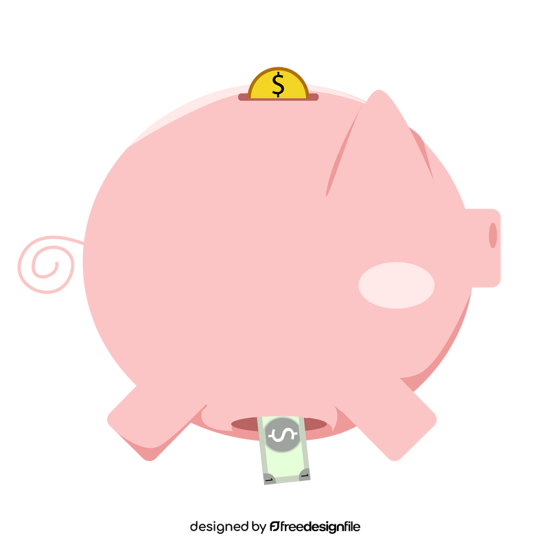 Piggy bank clipart